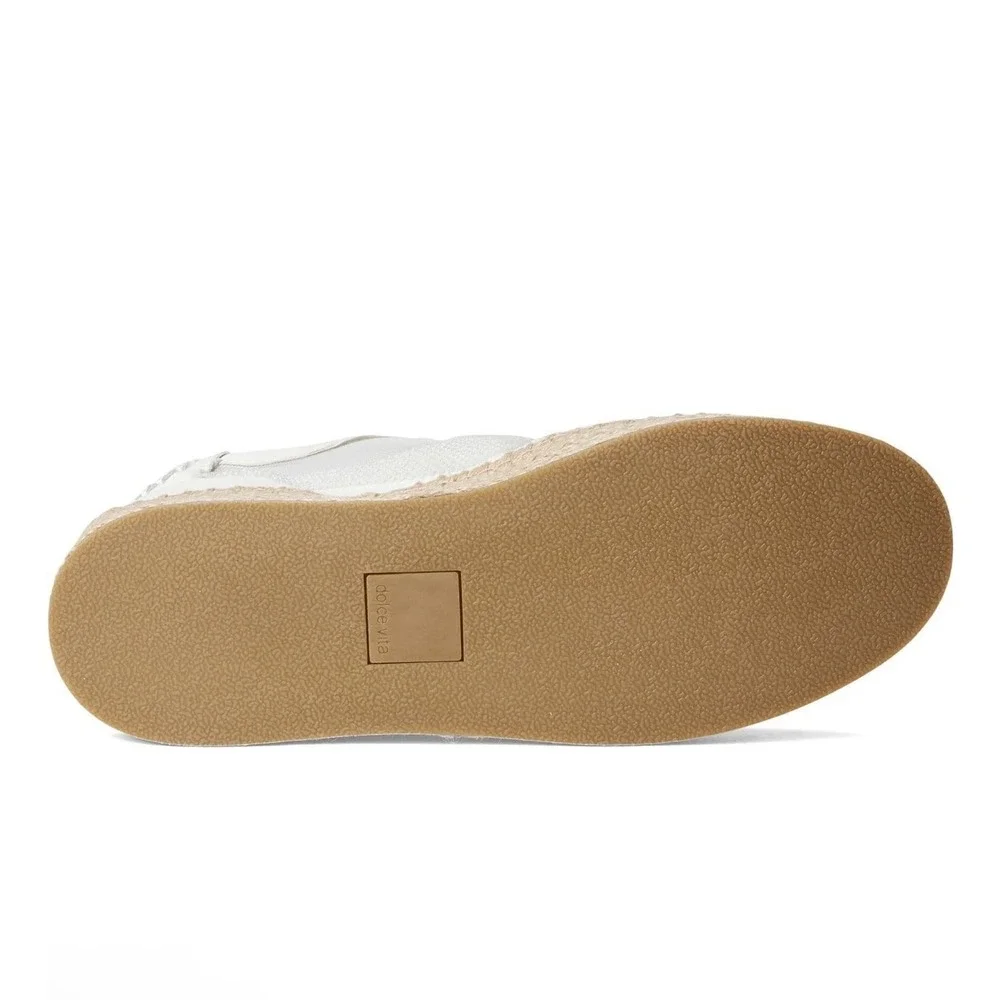 New Dolce Vita Size-9.5 Womens Notice Espadrille Sneaker in White‎ Mesh